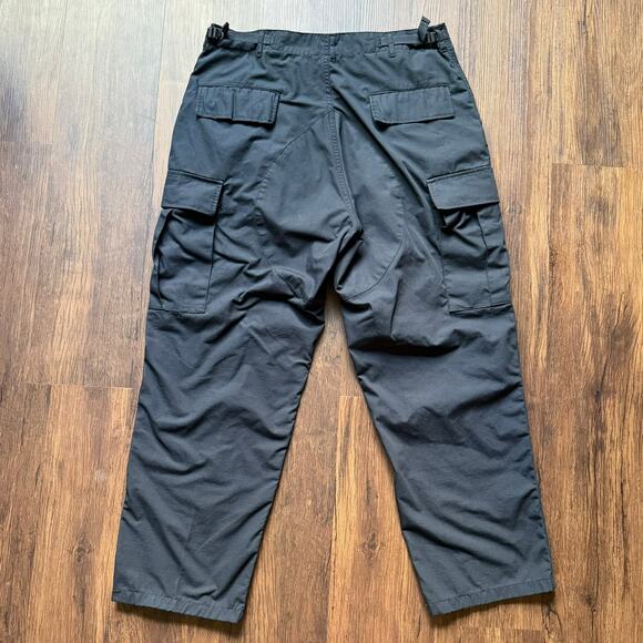Genuine Gear Military Combat Black Cargo Pants Men’s Large Long - Picture 2 of 10